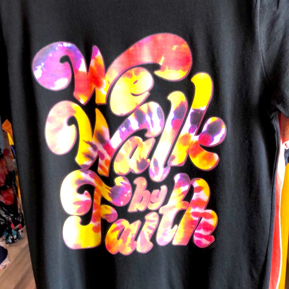 We Walk By Faith tee